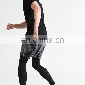 Men Active Wear Polyester Camo Printing Quick Drying Sports Shorts photo-3
