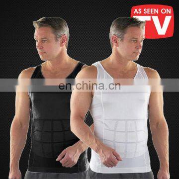 Men's Elastic Sculpting Vest Thermal Compression Base Layer Slim Compression Muscle Tank Shapewear for Men#MV-01