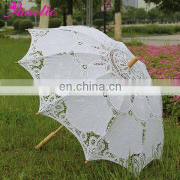 Wedding Decoration Embroidery lace parasols wholesale