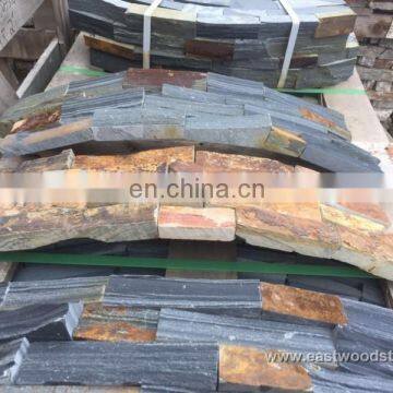 Curve Slate cultural stone for wall cladding, curve wall stone