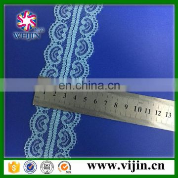 warp knit technology polyester lace trim for underwear