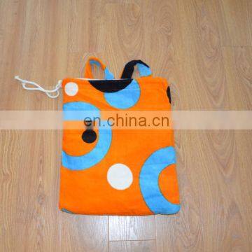 BT103 High Quality Orange Color Solar Backpack Custom Beach Towel Backpack Made In China