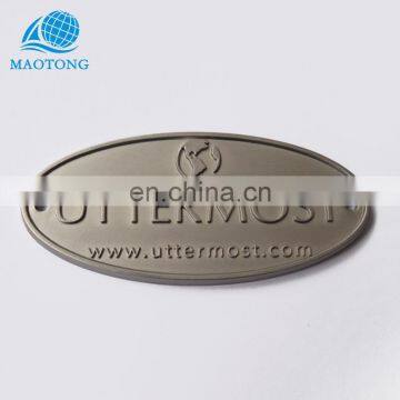 2017 Wholesale Custom Cheap Metal Brands Logo Labels With Factory Price
