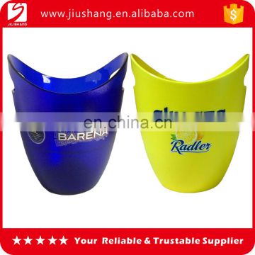 OEM logo plastic beer ice bucket cooler for bar using