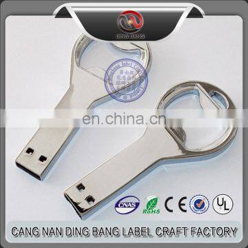 Wholesale Cheap Funny Souvenir Custom Made Laser Logo 2GB-64GB Metal Tennis Racket Opener USB