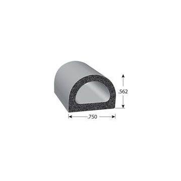 High-quality D-shaped EPDM Sponge Rubber Seal, Closed Cell EPDM Foam Seal, 3M Self Adhesive Sponge Gasket
