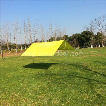 Camping Tent Tarp 300X300 CM Rainproof Outdoor Flysheet With Pegs And Ropes