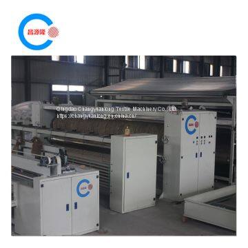 Polyester wadding production line and thermo bond wadding production line