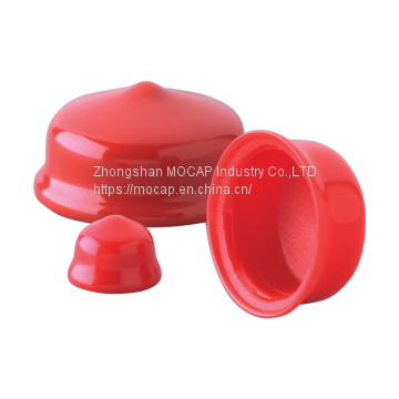 Plastic PVC rubber vinyl pipe end plugs for BSP NPT UNF Metric threaded hole