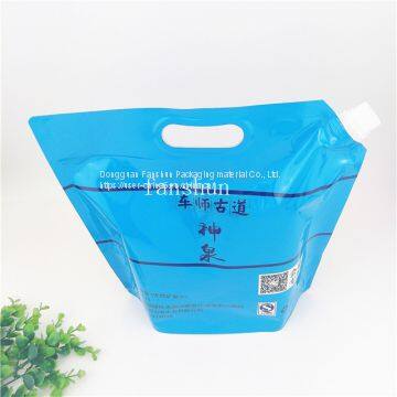Produce 5L Passion Juice Strawberry Kiwi Juice Stand up Nozzle Liquid Bag/corrosion Resistant Sterile Bag