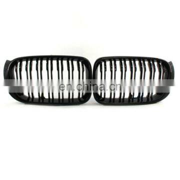 Dual Slats ABS Gloss Black Front Hood Kidney Sport Grille For X3/X4 series 2014-2017