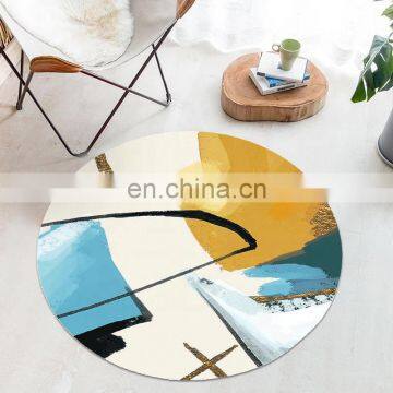 i@home Modern minimalist round carpet bedroom living room cartoon floor mat