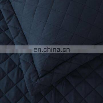 Custom 200TC OEKO-TEX Solid Quilt Bedspread Set For Home