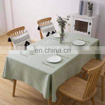 Wholesale Kitchen Decor Pure Color Tablecloth Table Cover photo-6