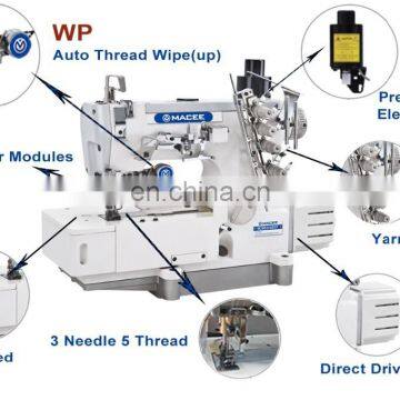 MC 500-01UTD Flat-Bed High Speed Direct Drive Electric Trimming Interlock Sewing Machine photo-2