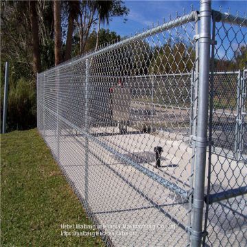 Anti Climb Security Pvc Fencing Garden Wire Mesh Fence/ Galvanized Chain Link Fences