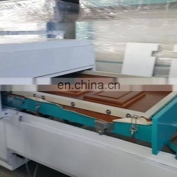 Large negative vacuum membrane press machine used for wooden door and cabinet vacuum laminator machine