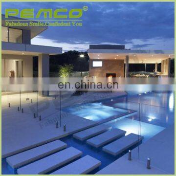 Best Modern Design Glass Fence and Glass Spigot Stainless Steel Frameless Glass Balcony Railing photo-7