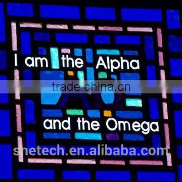 Stained Glass Religious Sysblom Church Window photo-4