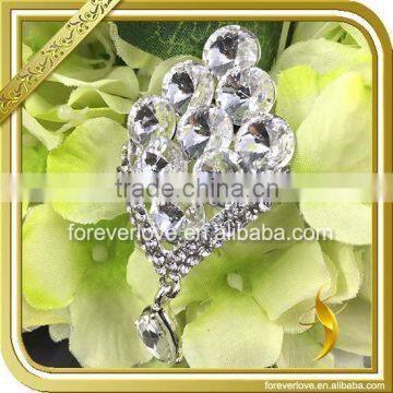 Fashion cystal wedding brooch cheap large rhinestone brooches for cakes FB-076