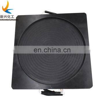 Portable Crane Jack Pad Trailer Levelers, Durable Outrigger Pads, Easy Handled PE Outrigger Pad