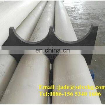 uhmwpe support block for pipe saddle and plates pipe spacer