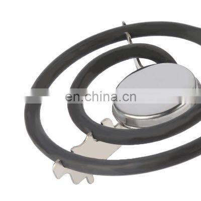 Black Small Surface Electric Heater Replacement for Hot Plate Electric Stove Burner Heating Element