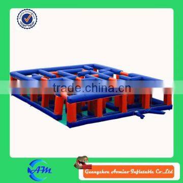 giant cube maze customized size inflatable maze for sale