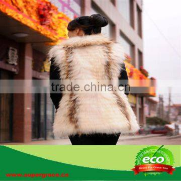 Luxury Beauty Natural Raccoon Skin Coat