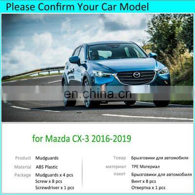 for Mazda CX-3 CX3 CX 3 2016 2017 2018 2019 4 PCS Mudguards Mudflaps Fender Guards Splash Mud Flaps Cladding Wheel Accessories photo-2