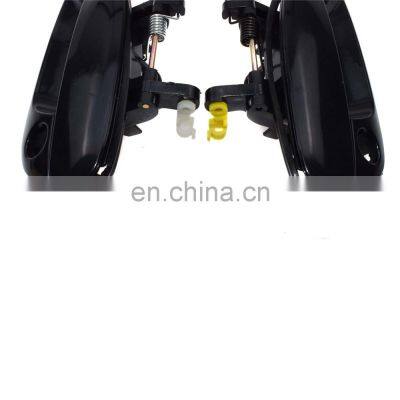 Free Shipping!Front Black Left & Right Outside Exterior Door Handle For 01-05 Hyundai Elantra