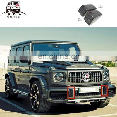 G class W463A car parts W464 front and rear bumper cover parts Dry carbon auto parts of G63 G500 body kits