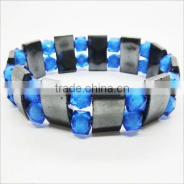 01B5002-2/new products for 2013/hematite spacer bracelet jewelry/hematite bangle/magnetic hematite health bracelets