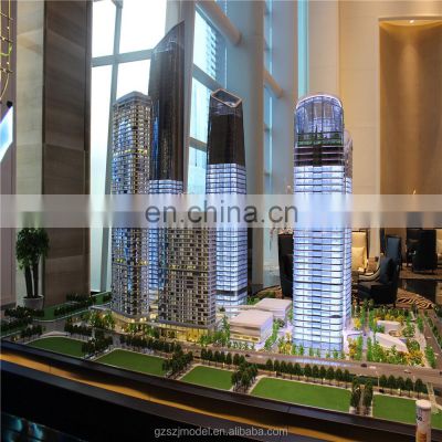 Led light 1/100 scale model, 3d models famous buildings