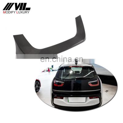 Pure real carbon fiber materials roof spoiler for BMW i3 2014-2020