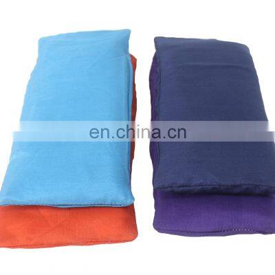 Dry Lavender filled Cotton sheeting fabric removable outer cover yoga Eye mask