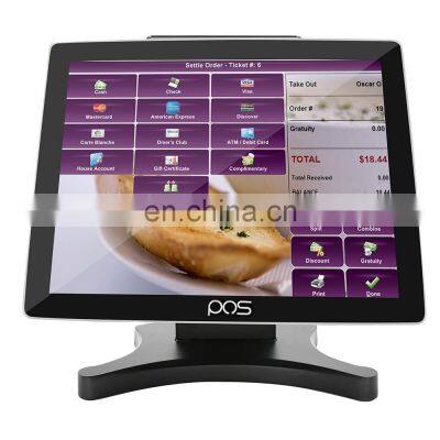 Ready to shipping 15inch Cash Register Retail Pos System  single Screen Pos System Machine  All In One Tablet