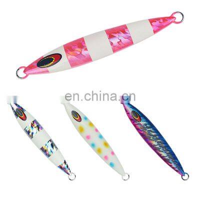 speed fast vertical jigging metal jig  150g  glow luminous deep sea liner saltwater fishing lures