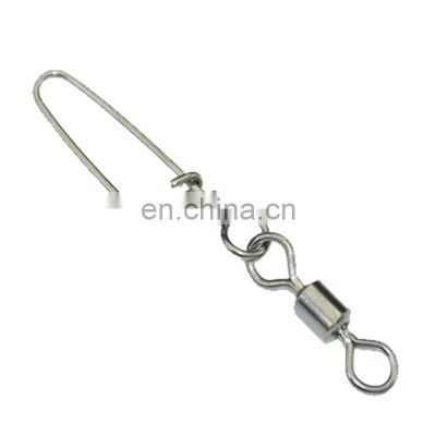 Wholesale  fishing crane swivel stainless steel fishing crane swivel with interlock snap