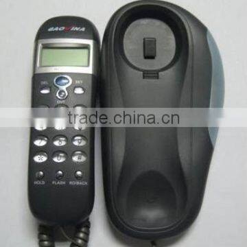 Hot -sale and desk / wall mounting trimline phone with creative design