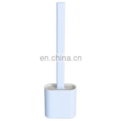 Hot Sales Eco Friendly Toilet Brush Thoroughly Cleaning TPR Toilet Brush and Holder Silicone Plastic Toilet Brushes