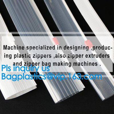 Easy Tear Transparent Plastic PE Food Pouch Zipper, Plastic Slider Pet Food Bag Zipper, Double Sealed Plastic Vacuum Bag photo-4