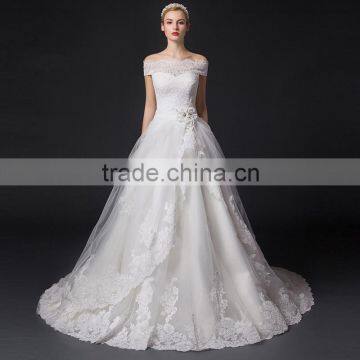 C71548A Wedding dresses the bride wedding fashion strapless lace with neat, simple wedding dress