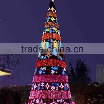 New style outdoor lighted 40' giant christmas tree