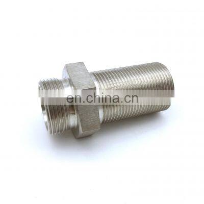 (QHH3748.2SV) China supplier bulkhead Union ISO9001 high pressure stainless steel pipe fitting