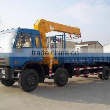 Dongfeng 6x2 vehicle mounted telescopic crane 10tons