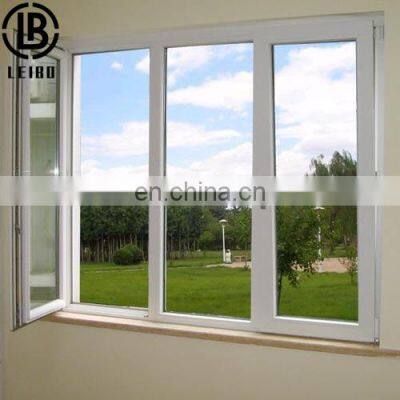 Most Popular China Factory Price Upvc House Windows Doors 2 Panel Upvc Sliding Window