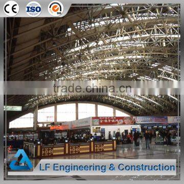 Cheap prefabricated long span space frame airport