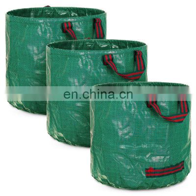 Heavy duty waterproof garden grass garbage bag for lawn and garden waste