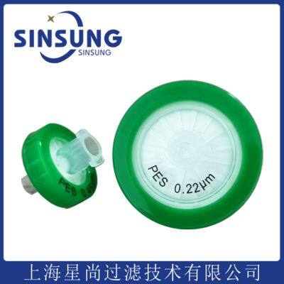 OEM 0.22um 0.45um PES Syringe Filters